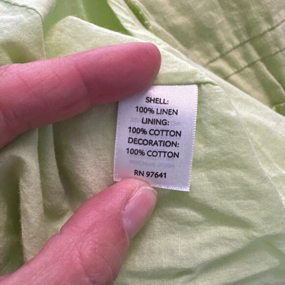 J. Jill 100% Linen Crochet Tiered Maxi Dress, EUC, Size Small - Picture 5 of 7